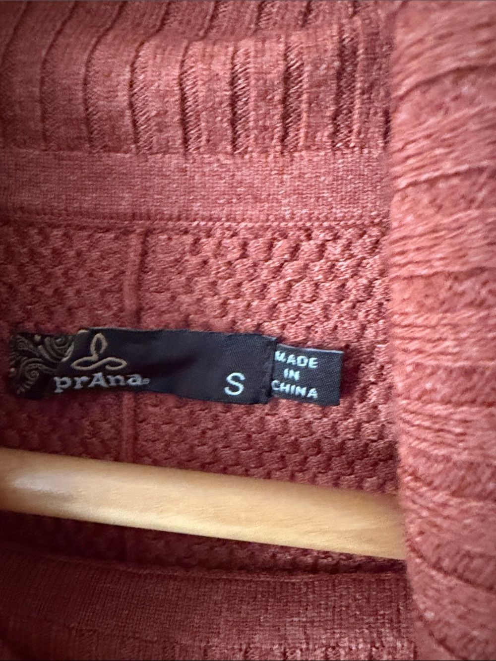 Parna Rusty Orange Knit Turtleneck Midi Figaro Long Sleeve Dress Sz S - Picture 5 of 9
